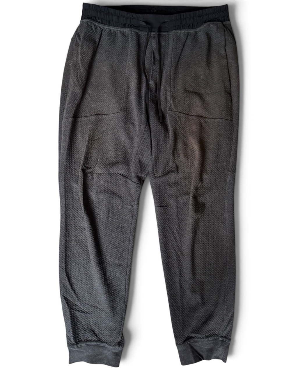 Men's Black Knit Jogger LULU Pants - Comfortable Everyday Style